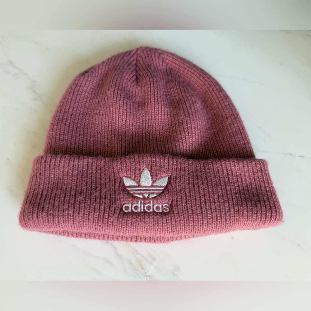 Adidas Knit Beanie Women Pink Hat